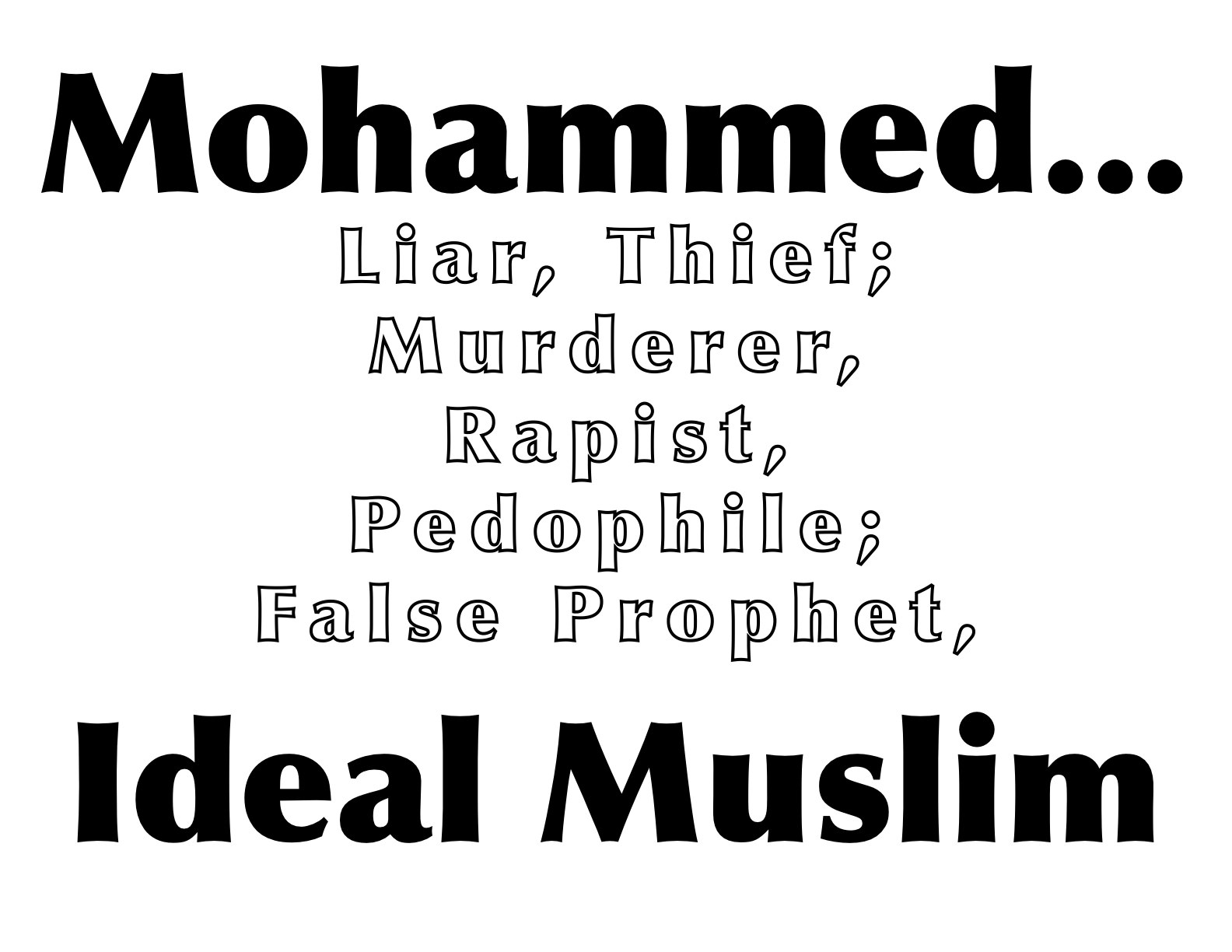 Mohammed, Ideal Muslim
